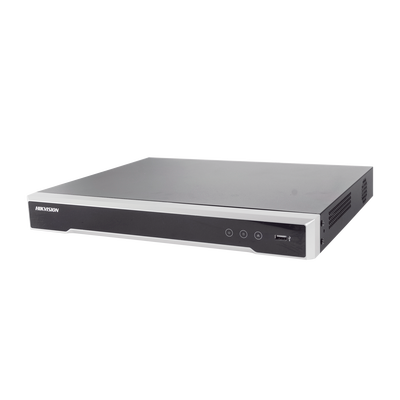 NVR 8 Megapixel (4K) / 8 canales IP / 8 Puertos PoE+ / Soporta Cámaras con AcuSense / 2 Bahías de Disco Duro / Switch PoE 300 mts / HDMI en 4K