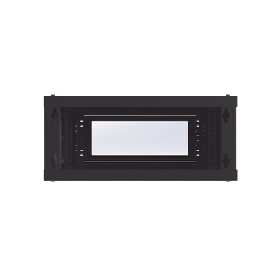 Gabinete para Montaje en Pared, Puerta de Cristal, Cuerpo Fijo con Rack 19" de 4 Unidades - Imagen 2
