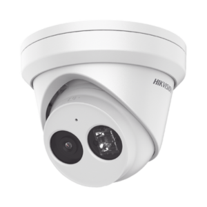 Turret IP 4 Megapixel / Lente 2.8 mm / 30 mts IR EXIR / Exterior IP67 / WDR 120 dB / PoE / Videoanaliticos (Filtro de Falsas Alarmas) / Micrófono Integrado / Ultra Baja Iluminación