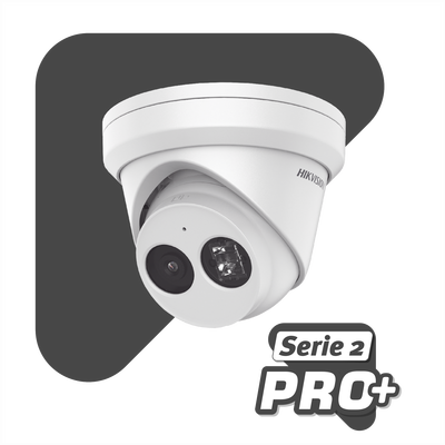 Turret IP 6 Megapixel / Lente 2.8 mm / 30 mts IR EXIR /Exterior IP66 / WDR 120 dB / PoE / Videoanaliticos (Filtro de Falsas Alarmas) / Micrófono Integrado / Ultra Baja Iluminación - Imagen 2