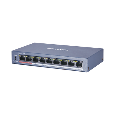Switch PoE+ / 250 Metros PoE Larga Distancia / 8 Puertos 10/100 Mbps 802.3af/at (30W) +1 Puerto 100 Mbps Uplink - Image 3