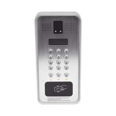 Video portero IP/SIP Con Cámara y pantalla LCD, 2 Relevadores Integrados (entrada y salida), Onvif y lector de tarjetas RFID, puerto WIEGAND (entrada). - Image 3