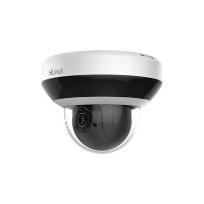 Mini PTZ IP 4 Megapixel / 4X Zoom / H.265+ / 20 mts IR EXIR / WDR / PoE / IK10 / Exterior IP66 / Ultra Baja Iluminación / Micrófono Integrado / PoE