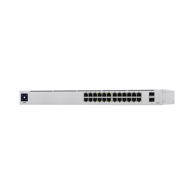 UniFi Switch USW-24-POE Gen2, Capa 2 de 24 puertos (16 puertos PoE 802.3af/at + 8 puertos Gigabit) + 2 puertos 1G SFP, 95W, pantalla informativa - Image 2
