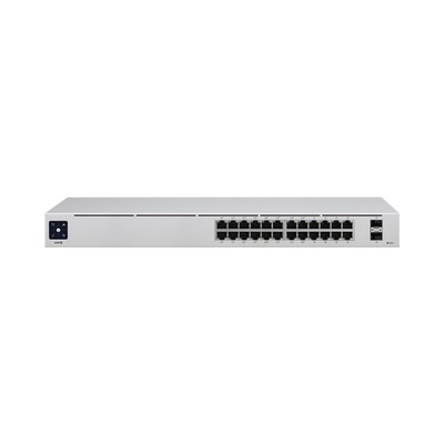 UniFi Switch USW-24-POE Gen2, Capa 2 de 24 puertos (16 puertos PoE 802.3af/at + 8 puertos Gigabit) + 2 puertos 1G SFP, 95W, pantalla informativa - Image 3