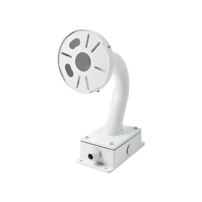Montaje Universal de Pared con Cuello de Ganso y Caja de Conexiones / Compatible con Cámaras Domo y Bala