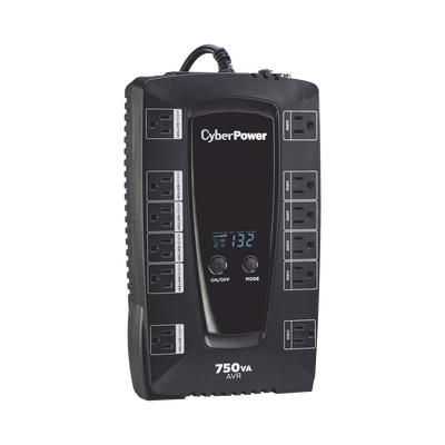 UPS de 750 VA/450 W, Topología Línea Interactiva, Entrada 120 Vca NEMA 5-15P, Tipo Gabinete Compacto, Con 12 Tomas NEMA 5-15R - Image 3