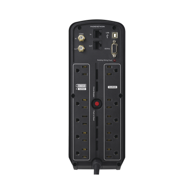 UPS de 1500 VA/900 W, Topología Línea Interactiva, Entrada 120 Vca NEMA 5-15P, Onda Senoidal Pura, Tipo Torre, Con 10 Tomas NEMA 5-15R - Image 3