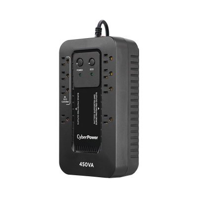 UPS de 450 VA/260 W, Topología Standby con Modo Ahorrador ECO, Entrada 120 Vca NEMA 5-15P, Con 8 Tomas NEMA 5-15R - Image 2