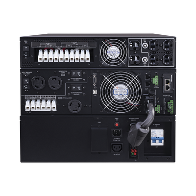 UPS de 10000 VA/10000 W, Online Doble Conversión, 200 - 240 Vac de Entrada, 120 - 240 Vac de Salida, Entrada Hardwired, Onda Senoidal Pura, Torre o Rack de 8 UR, Con 6 Tomas NEMA 5-20R, 3 NEMA L6-30R y Terminal Hardwire - Image 4
