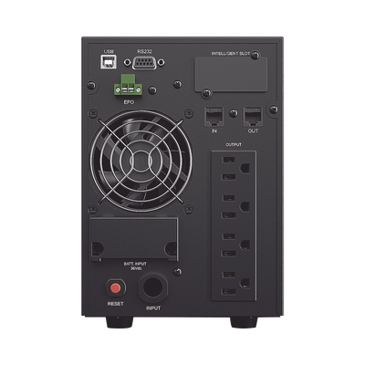 UPS de 1000 VA/900 W, Online Doble Conversión, Entrada 120 Vca NEMA 5-15P, Onda Senoidal Pura, Tipo Torre, Con 4 Tomas NEMA 5-15R - Image 3