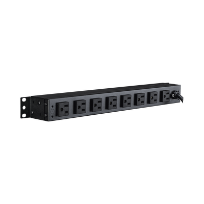 PDU Básico Para Distribución de Energía, Con 8 Tomas NEMA 5-15R Traseras y 2 Tomas 5-15R Frontales, 1UR, 15 Amp, 120 Vca - Image 4