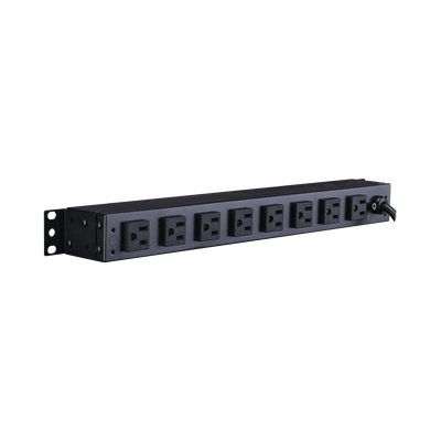 PDU Básico Para Distribución de Energía, Con 8 Tomas NEMA 5-15R Traseras, 1UR, 15 Amp, 120 Vca - Image 3