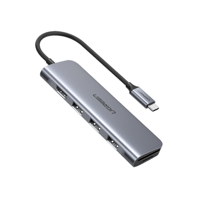 Adaptador USB-C 6 en 1 con HDMI 4K/30Hz