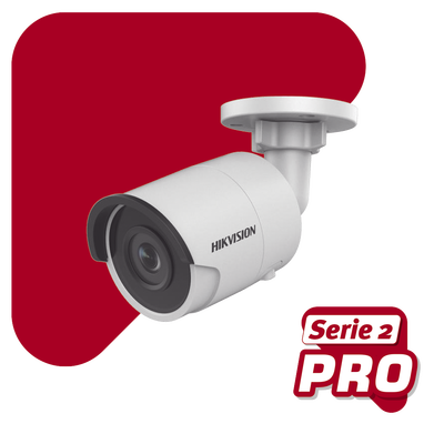Bala IP 8 Megapixel (4K) / Serie PRO / 30 mts IR EXIR / Exterior IP67 / Lente 2.8 mm / WDR / PoE / Micro SD / Videoanaliticos Integrados - Image 2
