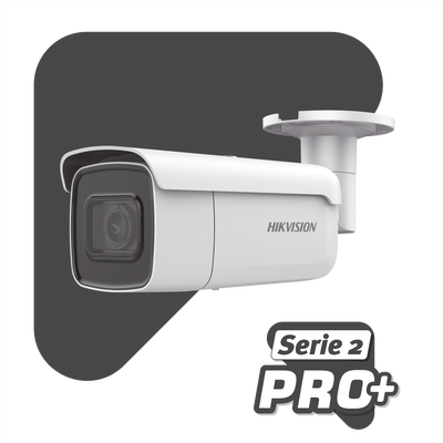 Bala IP 8 Megapixel (4K)/ Lente Mot. 2.8 a 12 mm / 60 mts IR EXIR /Exterior IP67 / IK10 / WDR 120 dB / PoE / Videoanaliticos (Filtro de Falsas Alarmas) / Ultra Baja Iluminación / Entrada y Salida de Audio y Alarmas - Image 2
