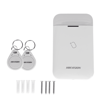 (AX PRO) Lector de Tag Inalámbrico HIKVISION / Permite Armar y Desarmar / Incluye 2 Tag DS-PT-M1 - Image 6