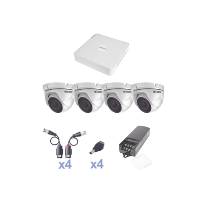DVR 8 Canales TURBOHD + 8 Canales IP / 8 Megapixel (4K) / Audio de dos vías por Coaxitron / ACUSENSE / Reconocimiento Facial / 1 Bahía de Disco Duro / Salida de Video en 4K / H.265+