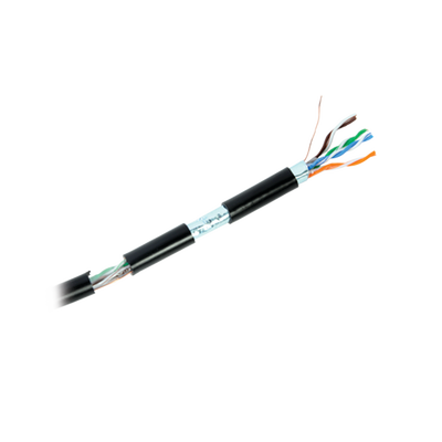 Bobina de cable de 305 m, Cat5e , FTP, blindado, color negro, UL, para aplicaciones en video vigilancia, redes de datos. Uso en Intemperie - Image 3