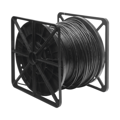 Bobina de cable de 305 m, Cat5e , FTP, blindado, para intemperie, color negro, UL, para aplicaciones en video vigilancia, redes de datos - Imagen 4