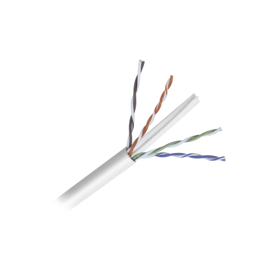 Bobina de cable de 152 Metros Cat6+ CALIBRE 23 ALTO DESEMPEÑO, super flexible, UL, color Blanco, para aplicaciones de video vigilancia y redes de datos - Image 3