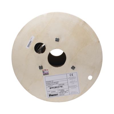Bobina de Cable UTP de 4 Pares, PanNet, Para Exterior con Gel, Cat6 (23 AWG), Industrial para Climas Extremos, Color Negro, 305 m - Image 4