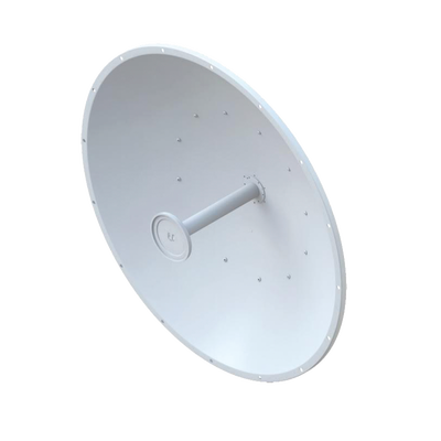 Antena Direccional airFiber X, ideal para enlaces Punto a Punto (PtP), frecuencia 5 GHz (4.9 - 5.8 GHz) de 34 dBi slant 45