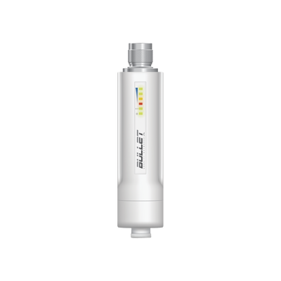 Radio airMAX Bullet-M2HP, hasta 100 Mbps, frecuencia de 2 GHz (2412 - 2472 GHz), No incluye adaptador PoE