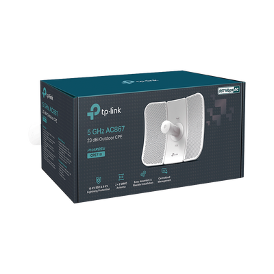 CPE de Exterior de 5 GHz AC 867 Mbps, Antena direccional de 23 dBi, potencia de 29 dBm, PoE pasivo - Image 3