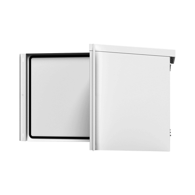 Gabinete Acero Galv. para 1 Bat. PL110D12. Acc. de piso o poste No incluidos (400 x 400 x 300mm). - Image 3