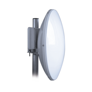 Antena Direccional de Alto Rendimiento / 29 dBi / 4.9 - 6.4 GHz / Conectores N-Hembra / Alto Aislamiento al Ruido / Fácil Montaje con Radomo Incluido