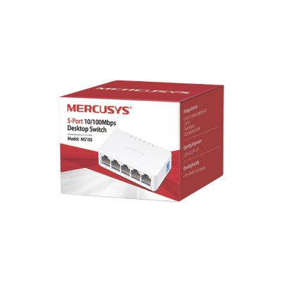 Switch no administrable para escritorio de 5 puertos 10/100 Mbps - Image 2