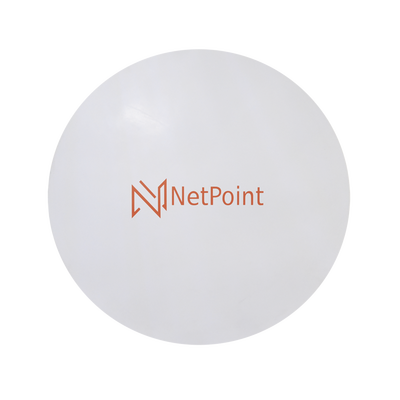 Antena blindada de alto rendimiento con supresión al ruido de 2 ft, 4.9-6.4 GHz, Ganancia 30 dBi con SLANT de 45 ° y 90 °, Conectores N-hembra, montaje con alineación milimétrica.