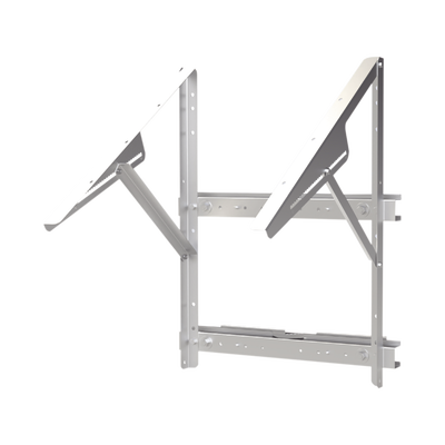 Montaje de Panel Solar para Poste Compatible con PRO-5012 + Gabinetes PST253015A/ PST304020A/ PST404020A/ EIPC404025/ EIPCB404030 (No incluidos). - Image 2