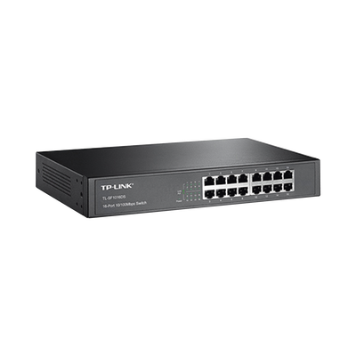 Switch no administrable de 16 puertos 10/100 Mbps de escritorio y para montaje en rack - Image 2