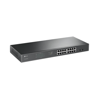 Switch JetStream de 16 puertos 10/100/1000Mbps y PoE af/at, 2 puertos SFP hasta 192W. - Image 3