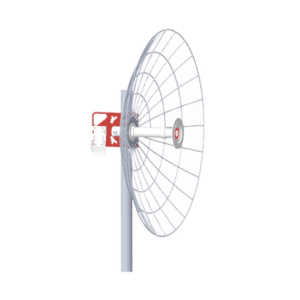 Antena direccional de alta resistencia la viento, Ganancia de 30 dBi, frecuencia (4.9 - 6.5 GHz), Polarización doble, incluye montaje para torre o mástil