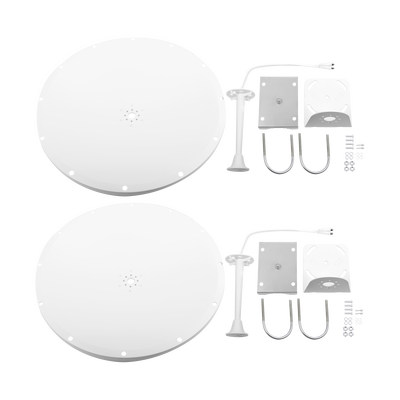 Antena Parabólica de Frecuencia Extendida, 4.8 - 6.5 GHz, 28 dBi, Conectores SMA-Macho Inverso - Image 2