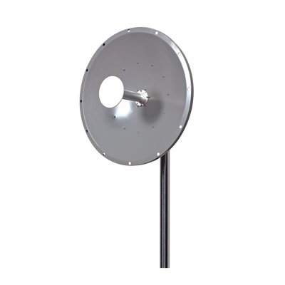Antena direccional de 2 ft, 5.1 - 5.8 GHz, Ganancia 30 dBi, Conectores N-hembra, Montaje y Jumper incluidos