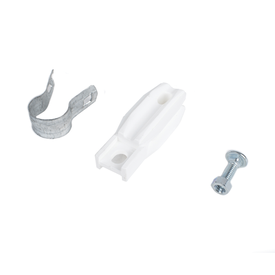 Aislador de paso o esquina de color BLANCO con abrazadera incluida de 1 Pulgada para uso en poste cerco eléctrico - Image 4