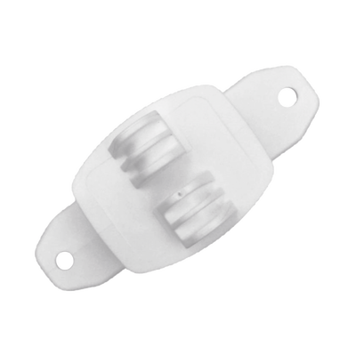 Aislador de Paso Blanco reforzado para cercos eléctricos, resistente al clima extremoso - Image 4