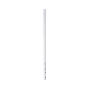 Poste de Esquina de 0.8m para Cerca Electrificada. Tubo Galvanizado cal. 18 de 1"Diam. con Tapón, ideal para 3 Aisladores.