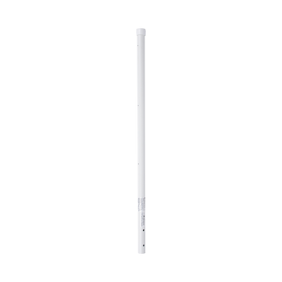 Poste de Esquina de 0.8m para Cerca Electrificada. Tubo Galvanizado cal. 18 de 1"Diam. con Tapón, ideal para 3 Aisladores.
