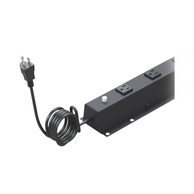 PDU Vertical de 10 Contactos (NEMA 5-15R). Volt. Ent./Sal.: 120Vca/15A compatible con Racks EIRL y EIQR. - Image 2