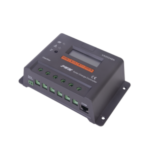 Controlador Solar de Carga y Descarga PWM 12/24V 20A con Display, Parámetros Configurables