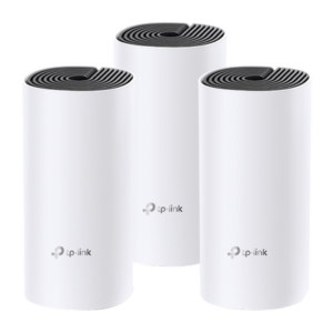Kit de Router inalámbrico mesh Deco E4 para Hogar / Doble banda AC 1200 / 2 puertos 10/100 Mbps / Compatible con amazon alexa.