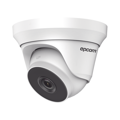 Turret TURBOHD 2 Megapixel (1080p) / Lente 2.8 mm / 50 mts IR EXIR / Exterior IP66 / METAL / Ultra Baja Iluminación / 4 Tecnologías