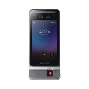 Lector Multi-tecnologia con detector de cubrebocas- Reconocimiento Facial, Huella, Tarjeta Móvil y lector de RFID(125kHz EM & 13.56 Mhz MIFARE) Compatible con BioStar2