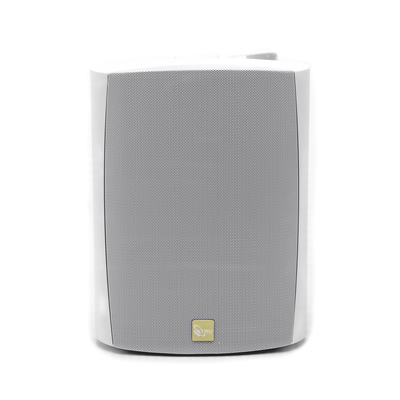 Altavoz de 2 vías para exteriores de 70V / 100V, woofer de 6.5 in, tweeter de cúpula suave de seda de 1in, blanco. - Image 2