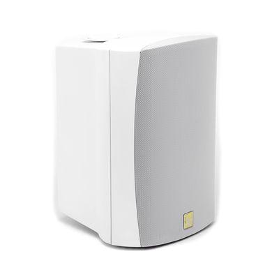 Altavoz de 2 vías para exteriores de 70V / 100V, woofer de 6.5 in, tweeter de cúpula suave de seda de 1in, blanco. - Image 4